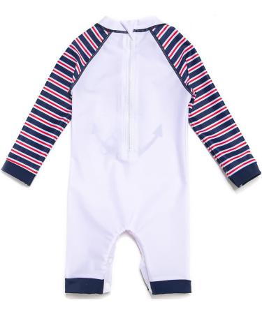BONVERANO Baby Boys Swimsuit UPF 50+ Sun Protection Anchor 18-24 Months - Buy Online on GoSupps.com