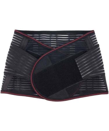 Back Support Back Brace Lumbar Support Lumbar Back Support Breathable Lower Back Brace for Adjustable Waist Decompression Belt Back Support Belt(Black Medium) Medium Black - Buy Online on GoSupps.com
