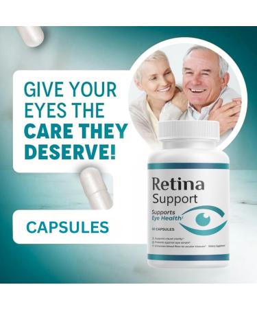 M B (Pack 3) RetinaSupport Supplement Capsules VisionClear Pills - Maximum Strength Supplement for VisionVitamin (180 Capsules) - Buy Online on GoSupps.com