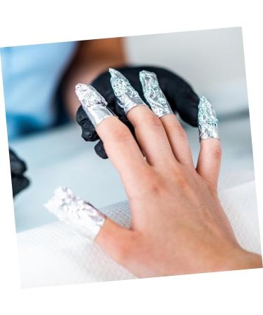  FOYTOKI Pack of 200 Disposable Wipes for Removing Nail Polish Gel for Manicure Supplies Aluminum Foil - Buy Online on GoSupps.com