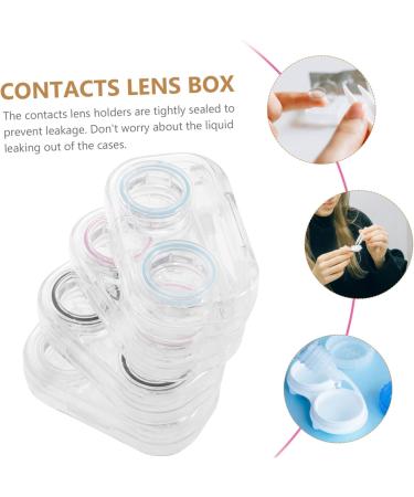 Solustre 8-Piece Contact Lens Storage & Makeup Organizer - Portable Containers & Glasses Case for Travel - Ideal for Cosmetic Items - Buy Online on GoSupps.com