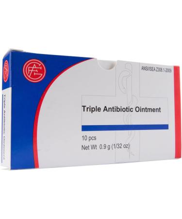 Triple Antibiotic Ointment 0.9 gm - Fast Shipping Internationally | 10 Units per Box - Buy Online on GoSupps.com
