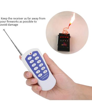 LIZEALUCKY Professional 12 Channel Wireless Fireworks Firing System with Remote Control and 2 Receivers - Electronic Fireworks Relay Switch Transmitter - Buy Online on GoSupps.com