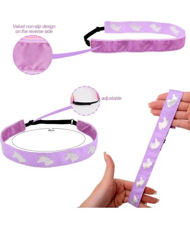Bellisia Unicorn Elastic Headbands for Girls Kids Teen Cute Non Slip Hairbands Wide Head Bands Stretchy Sports Hairband for Yoga Adjustable Hair Band Hair Accessories - Buy Online on GoSupps.com