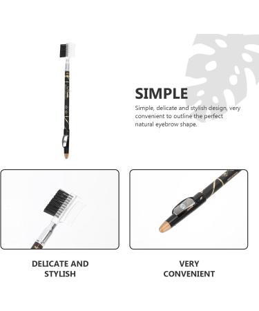 Lot de 4 Crayons Sourcils Noirs et Marron 2-en-1 avec Taille-crayon Int gr pour Maquillage Naturel des Sourcils Outils Cosm tiques Portables pour Femmes Usage Quotidien - Buy Online on GoSupps.com