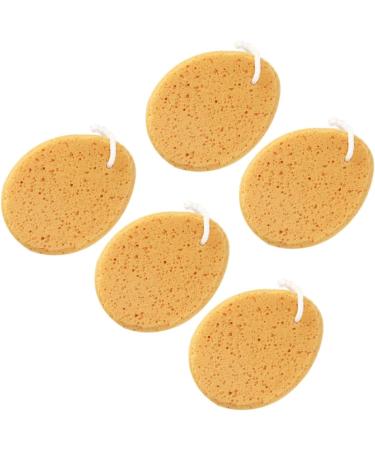 Shop Housoutil 5pcs Soft Bath Sponges - Ideal for Sensitive Skin & Baby Bathing | Foam Bubble Maker & Loofah Dish Sponge - Buy Online on GoSupps.com