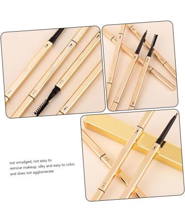 Healifty 5 pi ces Crayon Sourcils Double Embout Stylo Maquillage Imperm able avec Brosse Trac Pr cis et Naturel L ger et Compact pour Voyage - Buy Online on GoSupps.com