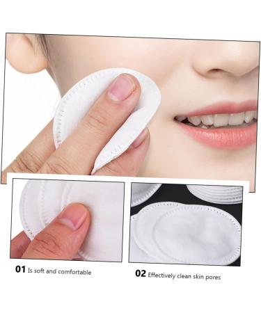 Angoily Reusable Cotton Face Cleaning Pads - Round Exfoliating Makeup Remover Puffs | Eco-Friendly Pure Cotton Wipes for Women - Buy Online on GoSupps.com