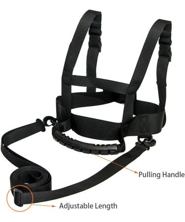 ZipSeven Kids Ski Harness - Heavy Duty Shoulder Training Leash for Skiing, Skating, Snowboarding, and Cycling - Ideal for Kids and Beginners - Buy Online on GoSupps.com