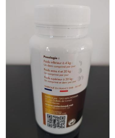 V t rimed Skin Hair for Dogs French manufacture 30 appetizing tablets - Buy Online on GoSupps.com