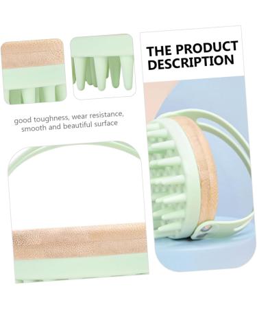 Buy Magiclulu 3ST Shampoo Brush - Scalp Massager & Hair Washing Tool | Eco-Friendly Bamboo - Buy Online on GoSupps.com