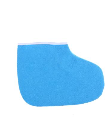 Healvian Mitts Chaleur Coton Pour Soins Des Mains Enveloppe Isolante Pour Bain De Cire Pour Usage Domicile Salon Bleu moyen bleu