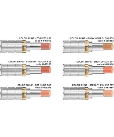 L'Oreal Paris Color Riche Shine Lipstick 657 Steal The Shine - 1 Count - Buy Online on GoSupps.com