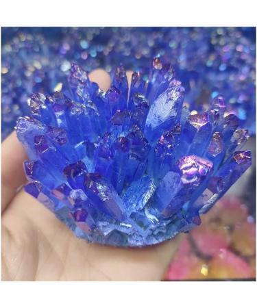 450-550g Dropshipping Natural Raw Quartz Crystal Cluster Specimen Rainbow Aura Quality Gemstone Stone Home Decor Crystal Cluster (Color : Pink Yellow) - Buy Online on GoSupps.com