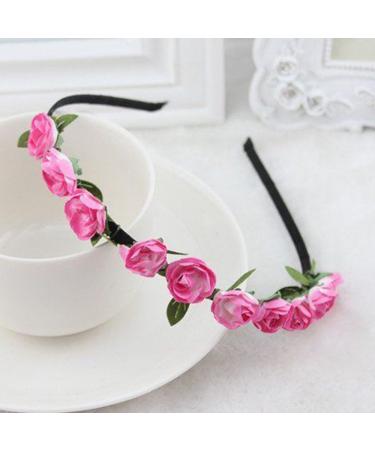 Shop Pink Flower Headband for Weddings & Parties | Boho & Hippie Style Accessories - Buy Online on GoSupps.com