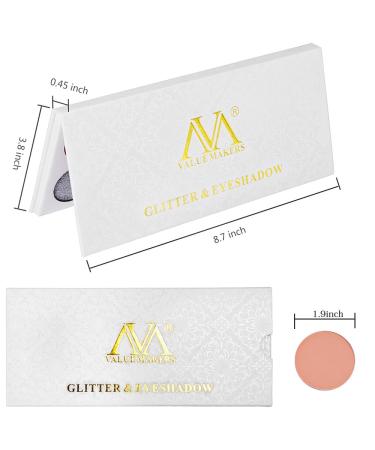 Portshade Palette: 10 High-Pigmented Eyeshadows in Red Rose Gold Silver & Brown - Glitter & Matte Makeup for Long-Lasting Looks | International Shipping Available - Buy Online on GoSupps.com
