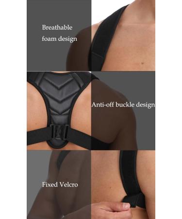 Posture Corrector for Men & Women | Bodywellness Upper Back Brace for Clavicle Support & Pain Relief | Adjustable Under Clothes (Regular - Buy Online on GoSupps.com