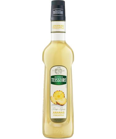 Mathieu Teisseire Pineapple Syrup for drinks cocktails with or without alcohol beers teas milkshakes shakes 70cl bottle - Buy Online on GoSupps.com
