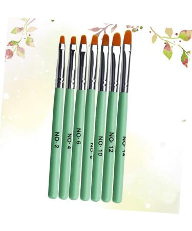 Beaupretty 1 Set manicure tools nail tools nail art decoration Nail Art Pen pinceles para u as acrilicas Nail Manicure Accessories Nail Decoration gel Nail Pen decorate Wooden pole 13.8x1cm Green - Buy Online on GoSupps.com