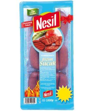 With Pufai Grocery Sausage Nesil Garlic Sausage Turkish Sausage 1000gx 2pcs + Ege Turk Garlic Sausage (cut) 200g - Buy Online on GoSupps.com