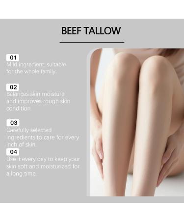  ZLHHRZJX Set of 6 moisturizing creams with beef honey - With beef tallow and raw honey - For the face - Soothes and intensely moisturizes the hair - Buy Online on GoSupps.com