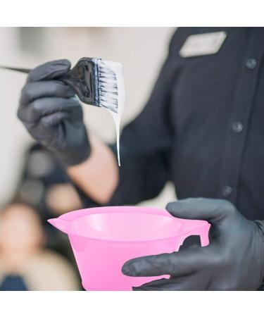 Lurrose 3pcs Hair Dye Bowl Mixing Kit - DIY Hair Colouring Tool for Salon Hairdressing - Pink - Buy Online on GoSupps.com