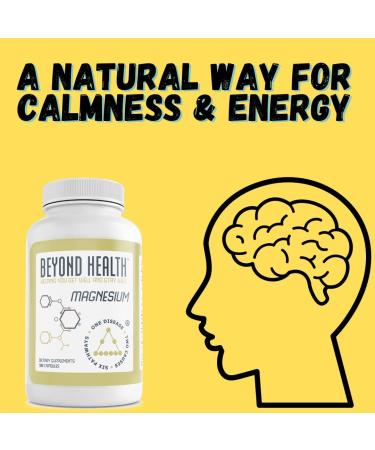 Beyond Health Magnesium Supplement - 100 Capsules for Relaxation - Buy Online on GoSupps.com