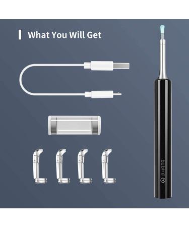 Enjoyee Wireless Ear Wax Removal Kit with 1080P HD Ear Camera for iPhone, iPad & Android - Black - Buy Online on GoSupps.com