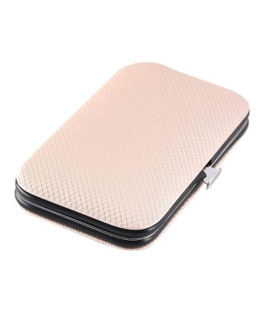 Manicure Kit Stainless Steel Nail Clippers Set 7-Piece Manicure and Pedicure Pedicure Tool Travel Manicure Kit Indoor and Outdoor Portable Nail Clippers Kit Pink