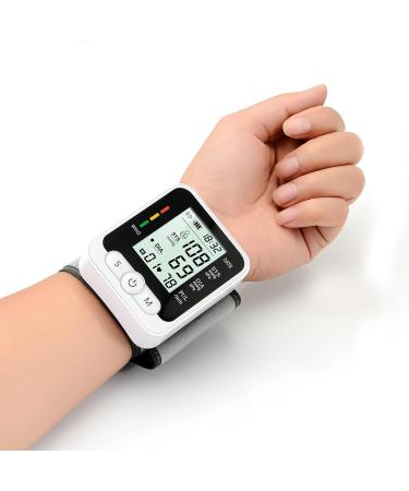Professional Wrist Blood Pressure Monitor with Voice Broadcast and LCD Screen for Old Adults - Buy Online on GoSupps.com