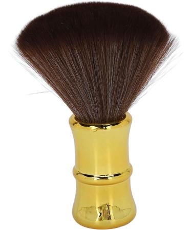 Mini Hair Brush Barber Neck Duster Brush Soft Hair Electroplating Process Barber Brush Neck Duster Hairdressing Tool Suitable for Home Hair Salon Golden - Buy Online on GoSupps.com