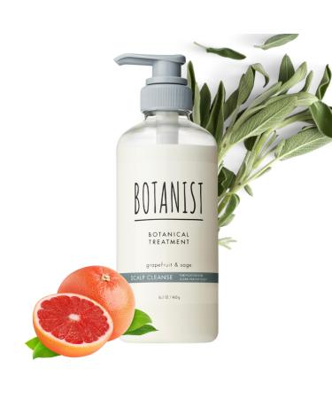 Botanist Moisturizing Hair Conditioner/Treatment Botanical Scalp Treatment Natural & Organic Japanese Haircare for dry/frizzy hair Grapefruit & Sage Scalp Cleanse 16.2 Oz / 460mL