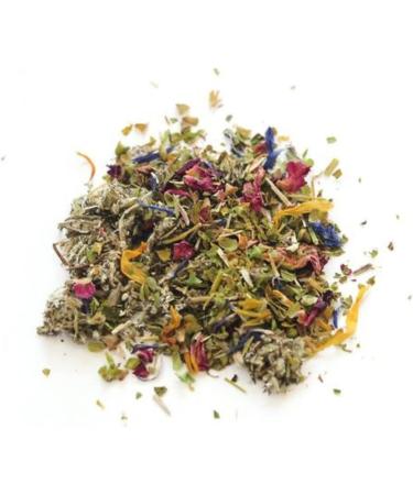 Anima Mundi Botanical Sacred Smoke - Organic Herbal Smoking Blend with Mugwort, Rose Petals & Calendula Flowers | Heart Chakra Blend - 0.5oz - Buy Online on GoSupps.com
