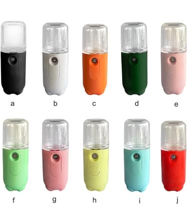 dijiusidy USB Portable Face Mist Sprayer 30ml Steamer Home Travel Use Rechargeable Atomizer Nebulizer Skin Care Tool Beauty Supplies Black - Buy Online on GoSupps.com