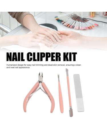 Manicure Tools Set Nail Clippers Set Fine Craftsmanship Rust Resistant for Travel (Pink) - Buy Online on GoSupps.com