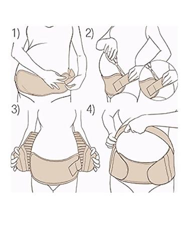 Jamila Maternity Belt - Pregnancy Support for Back, Pelvic, Hip Pain Relief - Size M - Buy Online on GoSupps.com