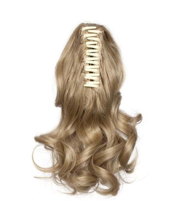 Sego ponytail extension ponytail hair extension braid hair piece hair voluminous wavy like real hair ashblond corrugated-12 "(30cm) -110g