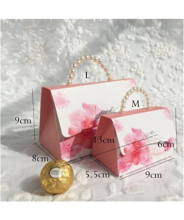 Candy Box Portable Party Wedding Candy Box Bag DIY Creative Candy Box Romantic Marriage (20 Pieces) (Color : Red Size : M) (Color : Blue Size : L) - Buy Online on GoSupps.com