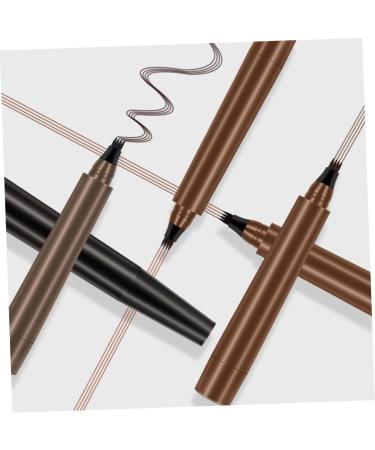 TOVINANNA 2pcs Beard Pencil Filler for Men Womens Eyebrow Pencil Micro Fork Eyebrow Pencil Artificial Fiber - Buy Online on GoSupps.com