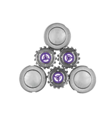 3 Set Replacement Shaver Head Blades Fit for Norelco 4604X 4602X 4601X 4401LC 4402LC 4403LC and More Easy-to-install Replacement Blades for Hassle-free Grooming Men's Electric Shavers