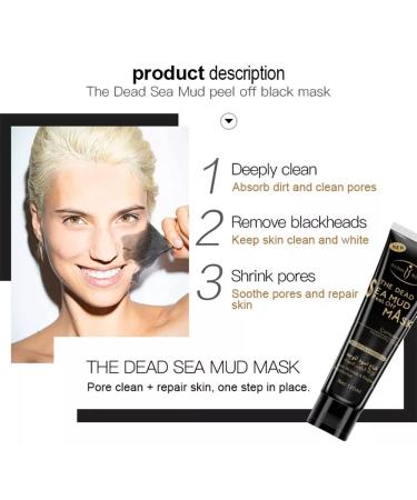 AICHUN BEAUTY Dead Sea Mud Peel Off Mask - Deep Cleansing Anti-Wrinkle Facial Moisturizer 120ml | Buy Online Internationally - Buy Online on GoSupps.com