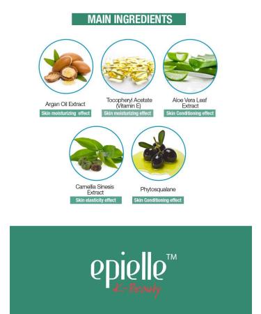 Epielle Argan Oil Cleansing Facial Tissues Makeup Remover Wipes - Gentle & Nicely Scented Towelettes (240 Sheets, 4 Pack) - Buy Online on GoSupps.com