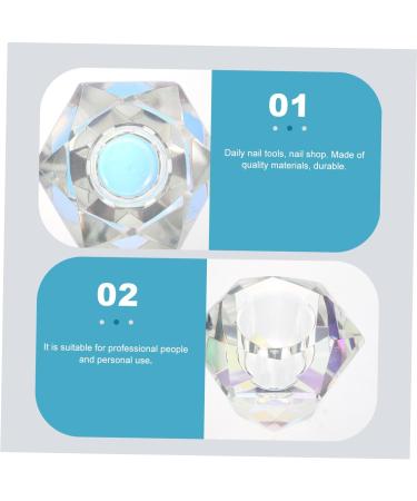 minkissy 3 Pcs Nail Art Crystal Cup Dappen Dish with Lid Nail Dappen Dish Acrylic Cup for Nails Dappen Dish Bowl Acrylic Powder Dish Crystal Dappen Dish Crystal Nail Cup White Cover Glass 5.5x5.5cmx3pcs Whitex3pcs - Buy Online on GoSupps.com