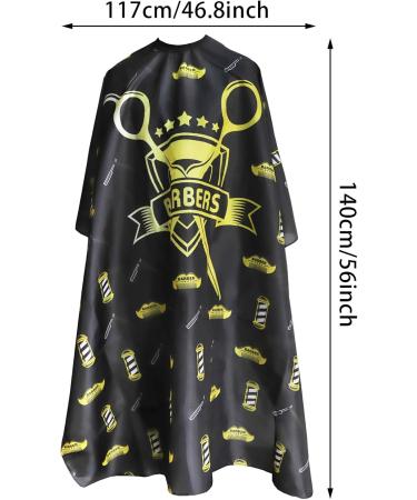 Buy Barber Cap Hairdressing Gown - Reusable Waterproof Hair Cutting Cape for Adults & Kids | Adjustable Collar Salon Apron - Buy Online on GoSupps.com