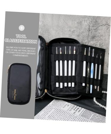 Mikinona Nail Brush Storage Manicure Brush Holder Nail Art Pen Holder Nail Pen Bag Nail Pen Holder Manicure Storage Pouch Nail Pen Storage Pouch Nail Art Tool Holder Nail Salon Supplies - Buy Online on GoSupps.com