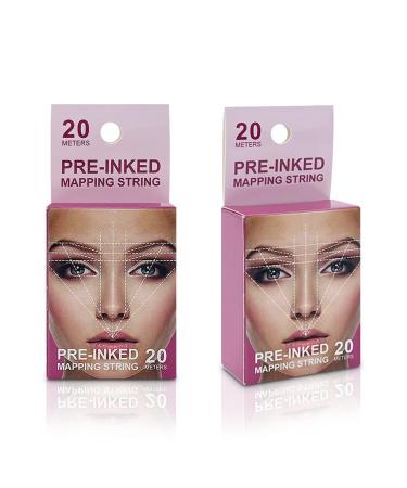 Pinkiou Eyebrow Mapping String for Microblading | Pre-Inked Brow Map Line Tool for Permanent Makeup and Tattoo Artists - Buy Online on GoSupps.com