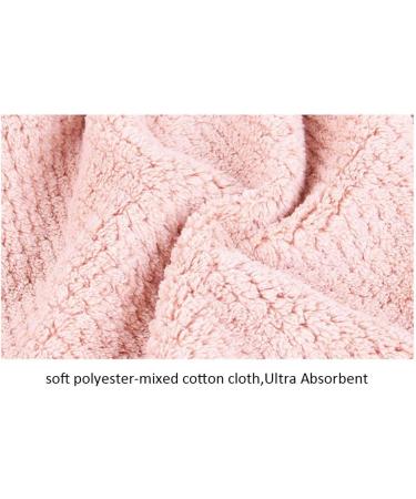Ultra Absorbent Women s Hair Towel Wrap - Quick Drying Spa Turban for Long Thick Hair - Soft Dusty Pink Cap with Button Loop - Buy Online on GoSupps.com