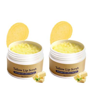 Lot de 2 gommages l vres au sucre et au s bum - Soin naturel pour les l vres fonc es - limine en douceur les cellules mortes - Pour une peau douce et souple