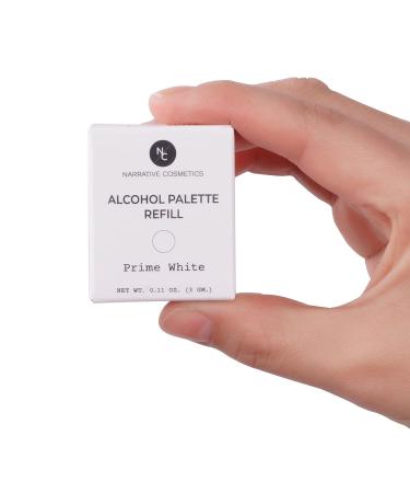 Narrative Cosmetics Alcohol Palette Refill Pans - FX Colors - Prime White - Buy Online on GoSupps.com