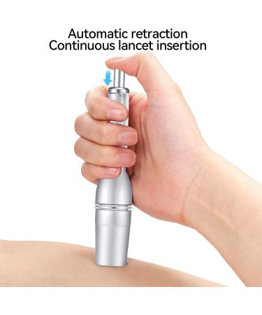 Steril Seven-Pin Lancing Device Blood Lancet Pen with 200pcs Lancets - Buy Online on GoSupps.com